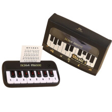 Mini Piano Electric Keyboard Music Instrument Toy For-Black