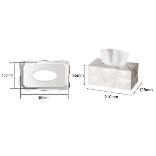 Cosmetic Tissue Box Wipy Cube Ii, Rectangular Tissue Dispenser, Design Tissue Box 1