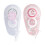 Bande correctrice Beige lisse, 2 pièces, pour couverture-Rose 1
