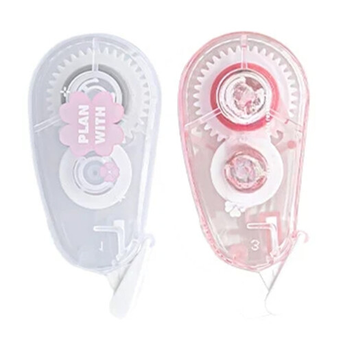 Bande correctrice Beige lisse, 2 pièces, pour couverture-Rose