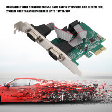 Serial COM PCI-E 2 Port RS232