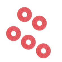 Bouton de verrouillage de sangle pour guitares-Rouge