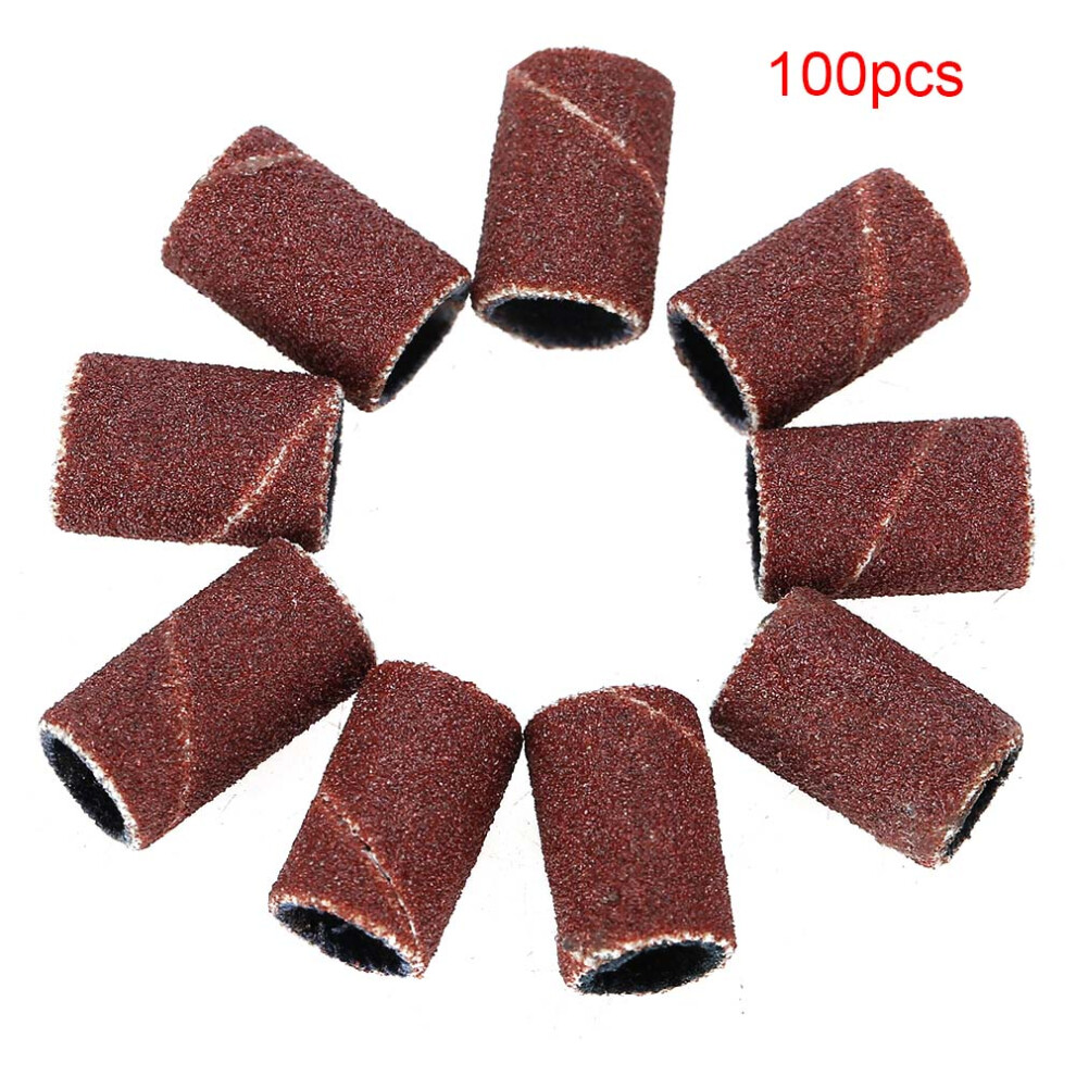 100pcs Sanding Bands for Nail Drill