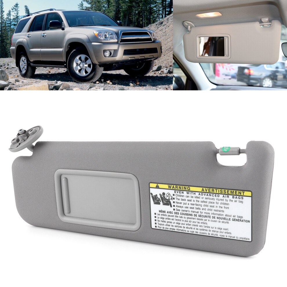 4Runner 2005-07 Left Sun Visor Grey 7340572484819