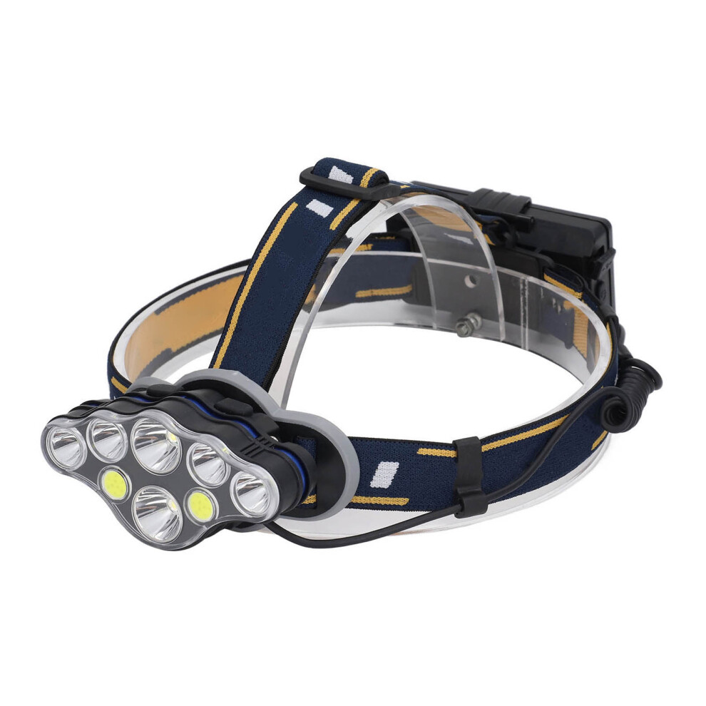 Rechargeable Head Lamp 8 LED Super Bright IPX4