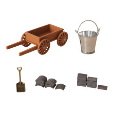 Poppenhuis Accessoires Miniatuur Bouwwagen 1/12 Schaalmodel-B