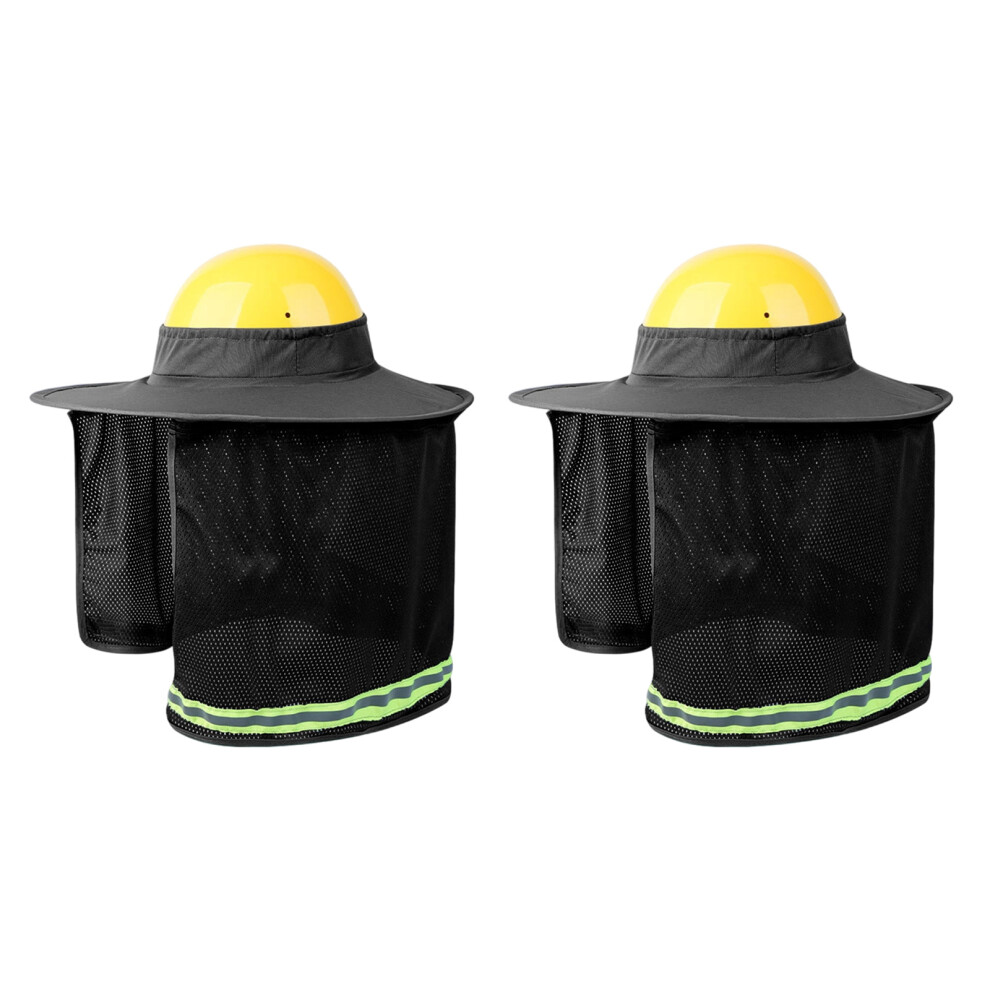 Hard Hat Sun Visors With Ventilation Holes Helmet Sun- Black 7751001513817