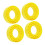 Doublures de pneus en Silicone améliorées, ensemble de 4-Jaune 1