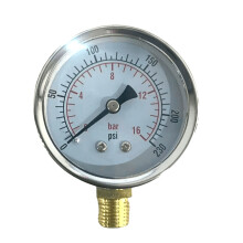 Accurate 60mm Diameter Pressure Gauge For Water And-0 to 16bar