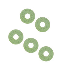 Heavy Duties Rubber Lock Guitar Strap Button Lock with-Green