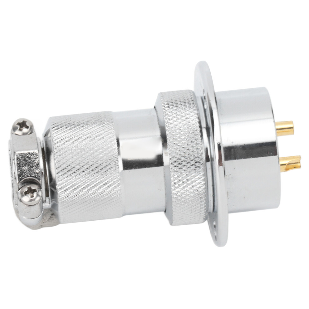 30mm Zinc Alloy Aviation Socket 2 Pin