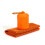 Quick Dry Cooling Towel With Silicone Storage Case For-Orange 1