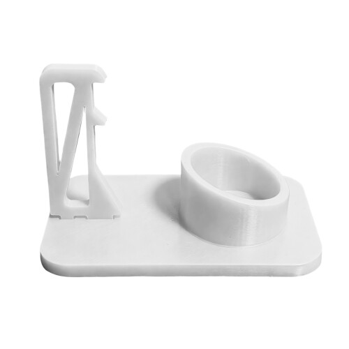 Support de support de stockage de peinture en plastique-Blanc