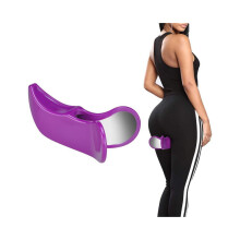 Beckenboden- und Hüfttrainer für Frauen, Muskeltrainer für innere Oberschenkel und Gesäß, violett