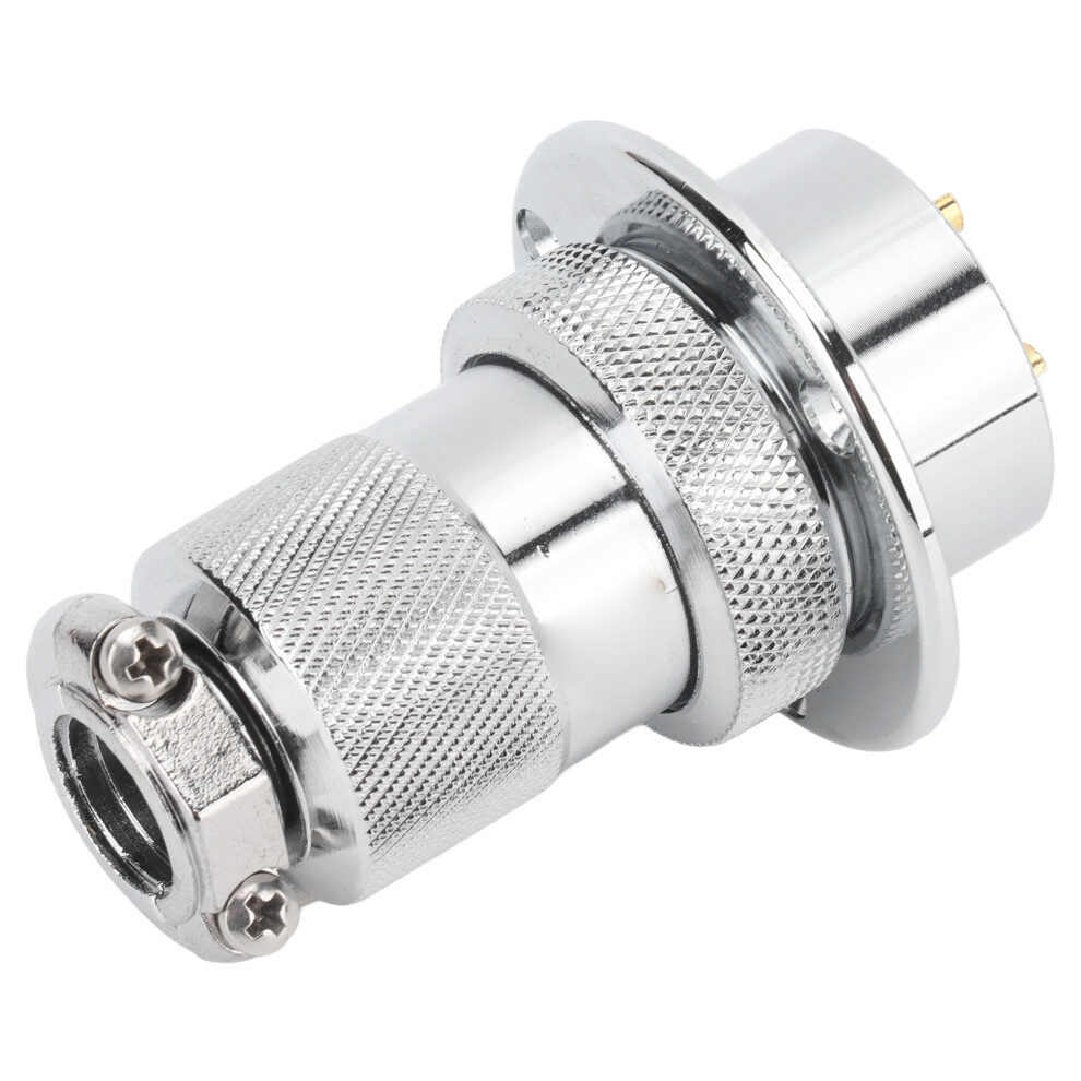 30mm Zinc Alloy Aviation Socket 2 Pin