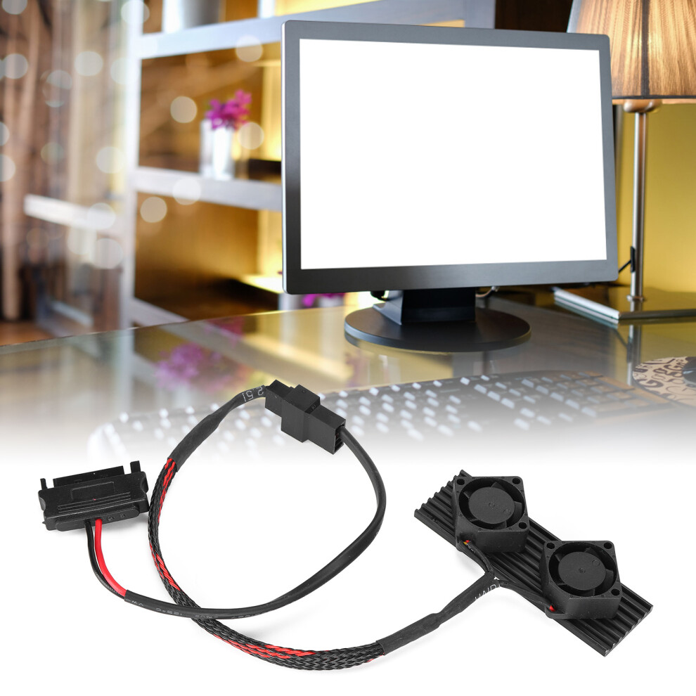 Dual Fan Heatsink For M.2 2280 Ssd 7340572495198