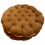 Chocolate Cookie Seat Cushion Soft PP Cotton 6