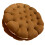 Chocolate Cookie Shape Seat Cushion 450g 6
