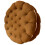 Chocolate Cookie Seat Cushion Soft PP Cotton 10