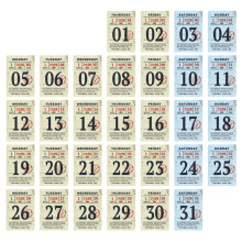 365 Day Tear Off Daily Calendar Portable Paper Writing-4