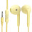 U19 Wired Earphone HiFi 3.5mm Yellow 15