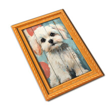 Lovely Pet Wooden Refrigerator Magnets Handcrafted-SCE178 4