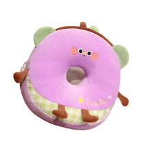 Multifunctional Ice Silk Rest Pillow With Sweet Dessert-Purple