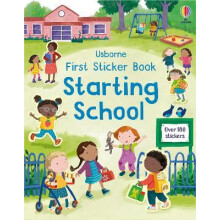 First Sticker Book Starting School by Holly Bathie Paperback Book