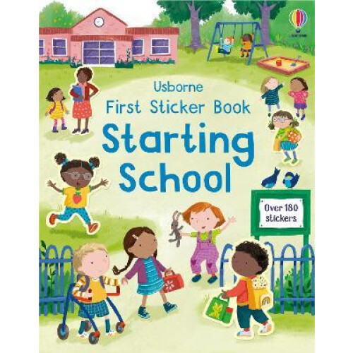 First Sticker Book Starting School by Holly Bathie Paperback Book