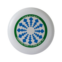 Plastic Swivel Flying Discs Competitive-Sticker Green Frisbe