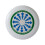 Plastic Swivel Flying Discs Competitive-Sticker Green Frisbe 1
