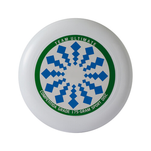 Plastic Swivel Flying Discs Competitive-Sticker Green Frisbe