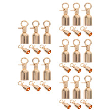 30St Zinc Alloy Koorduiteinden Met Haak - Goudkleurig Voor Touw