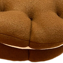 Chocolate Cookie Shape Seat Cushion 450g
