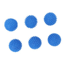 Silikon Wäschetrocknerbälle blau 6 Stück