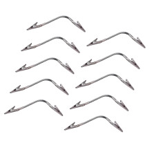 Lot de 10 pinces réglables stables à Double tête, texture-18cm