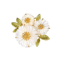 Charmante legering bloemenbroche lente geïnspireerd Daisy Pin