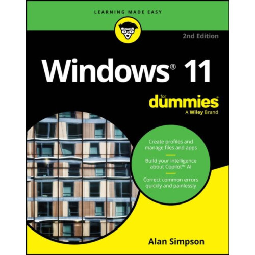 Windows 11 For Dummies 2nd Edition by Alan Simpson Paperback Book