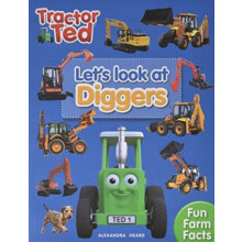 Lets Look at Diggers Tractor Ted by alexandra heard Paperback Book
