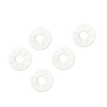 Rubber Strap Locks Strap Button Lock for Electric Guitar-White