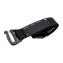 Multipurpose Webbing Triangles Clip Rotating Camping-1jet black