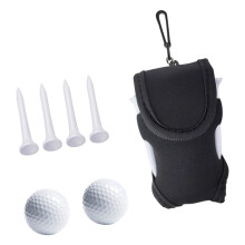 Organisateur de balles de Golf, sac de taille Portable, sac-Noir