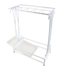 Iron Umbrella Rack for Home,10 Holes Tray