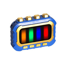 Machine de jeu de rythme de doigt avec 4 modes, console de-Bleu