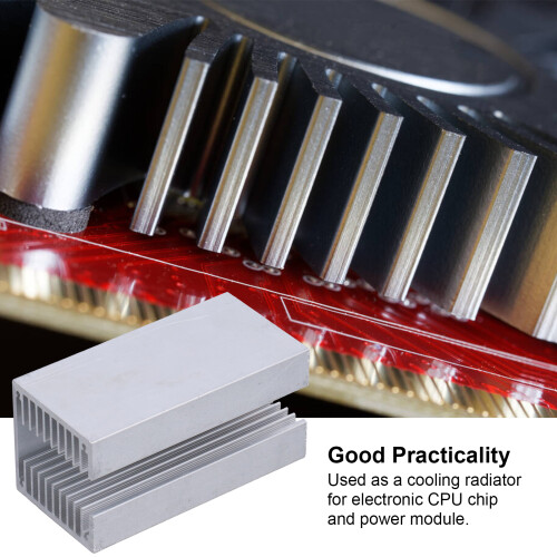 100x50x50mm Aluminium U Type Heatsink 1