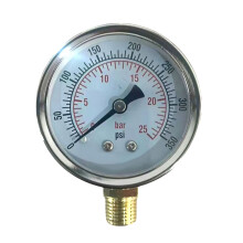 6/8/10/16/25Bar metalen manometer voor nauwkeurige-0 tot 25 bar