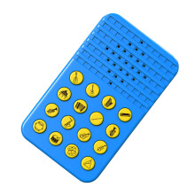16 Button Music Toy Portable Sound Effects Box For Gags-Blue