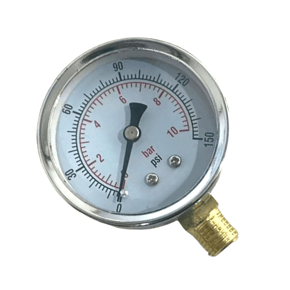 High Precisions Metal Pressure Gauge 60Mm Diameter-0 To 10Bar 7627001579903