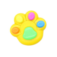 Animal Shape Fluorescent Highlighter Pen Built in for-Yellow