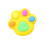 Stylo Fluorescent en forme d'animal, surligneur 5 couleurs-Jaune 1